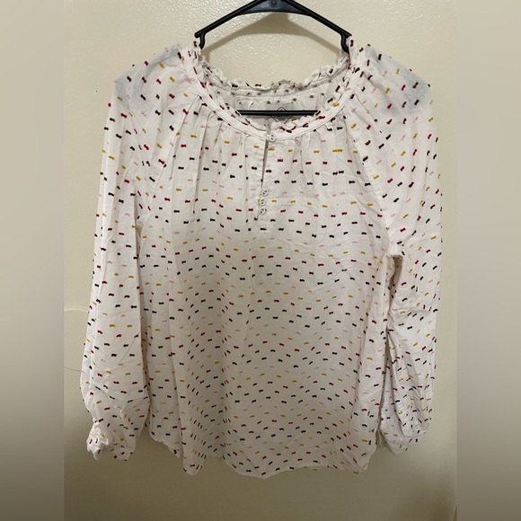 ✨2 For $6 St. John’s Bay Blouse Size Large #B1 - Picture 1 of 7